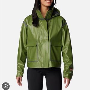 NWT Columbia OutDry Extreme Waterproof Jacket 2X (Fits L-XL) Rain Shell Olive